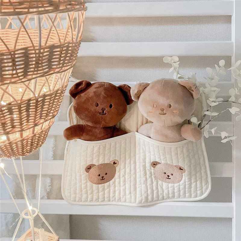 Bedside Hanging Storage Bag for Bottles & Diapers