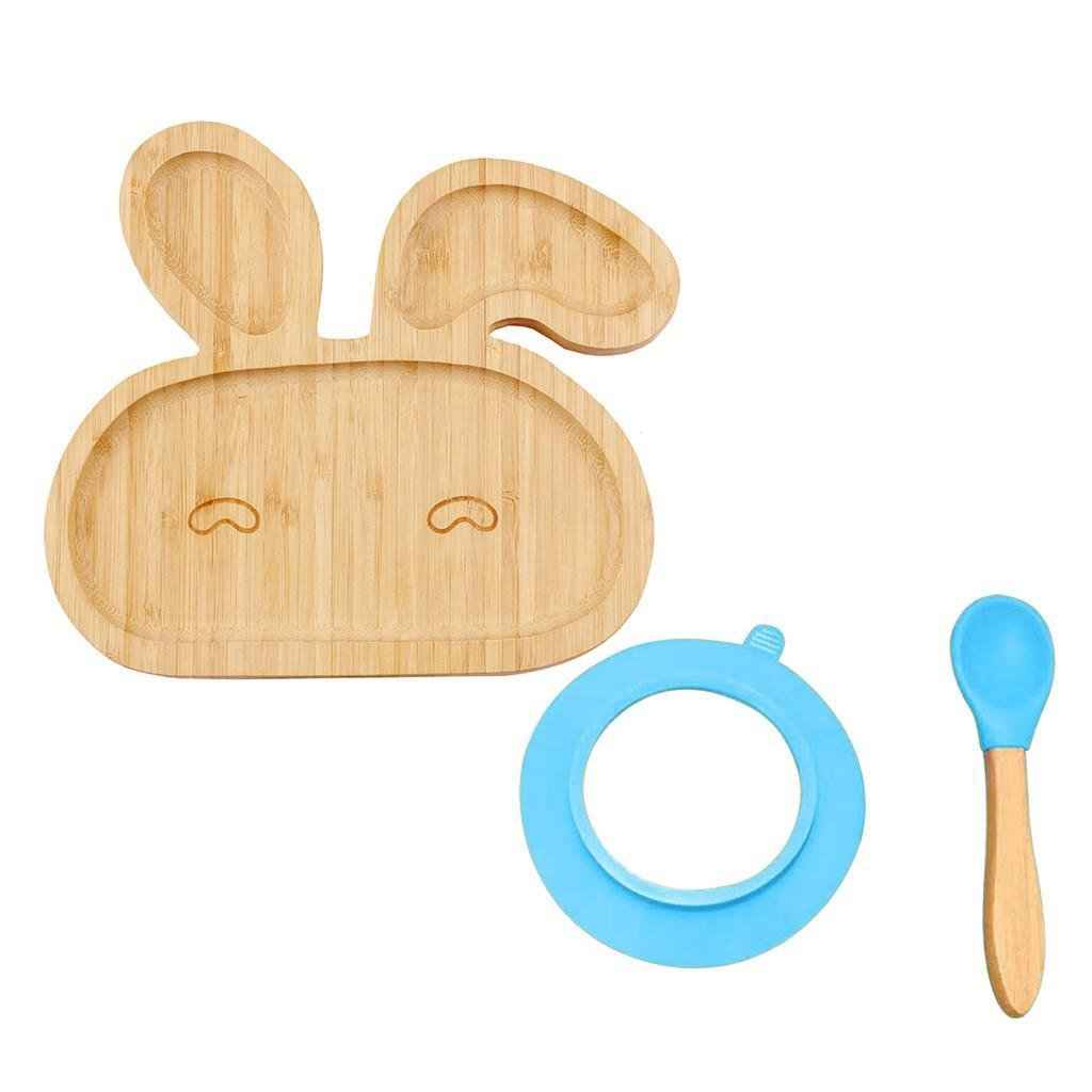 Bamboo Bowl & Spoon Feeding Set for Toddlers
