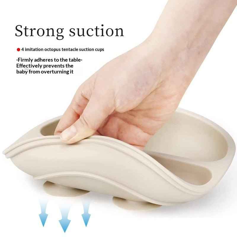Silicone Divided Feeding Tray for Babies