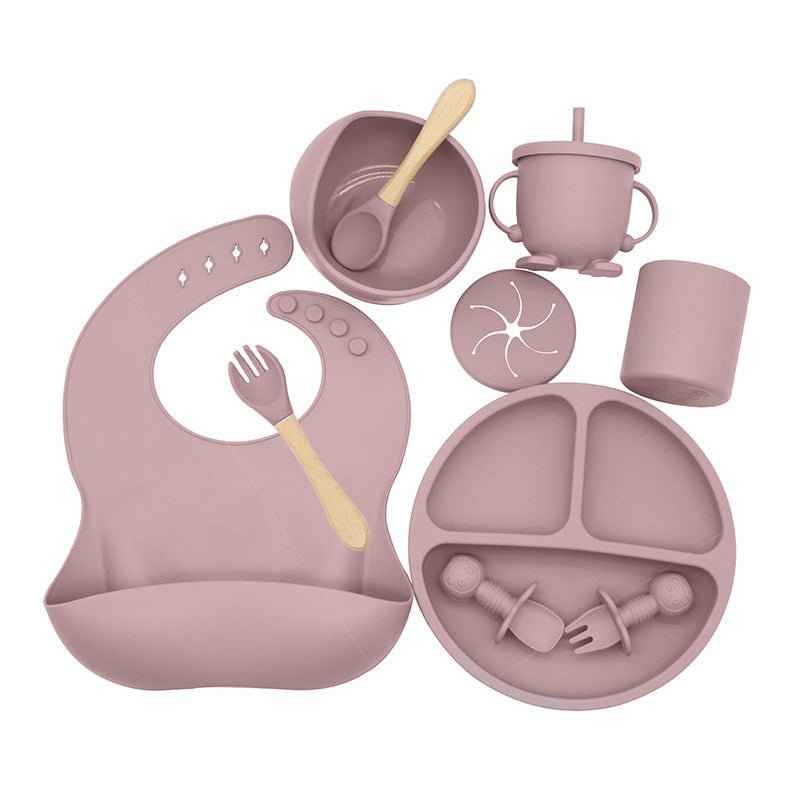 Silicone Baby Weaning Feeding Set