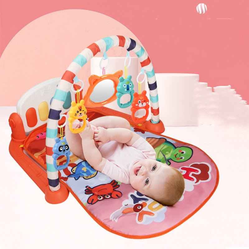 Baby Piano Gym with Kick & Play Fitness Rack