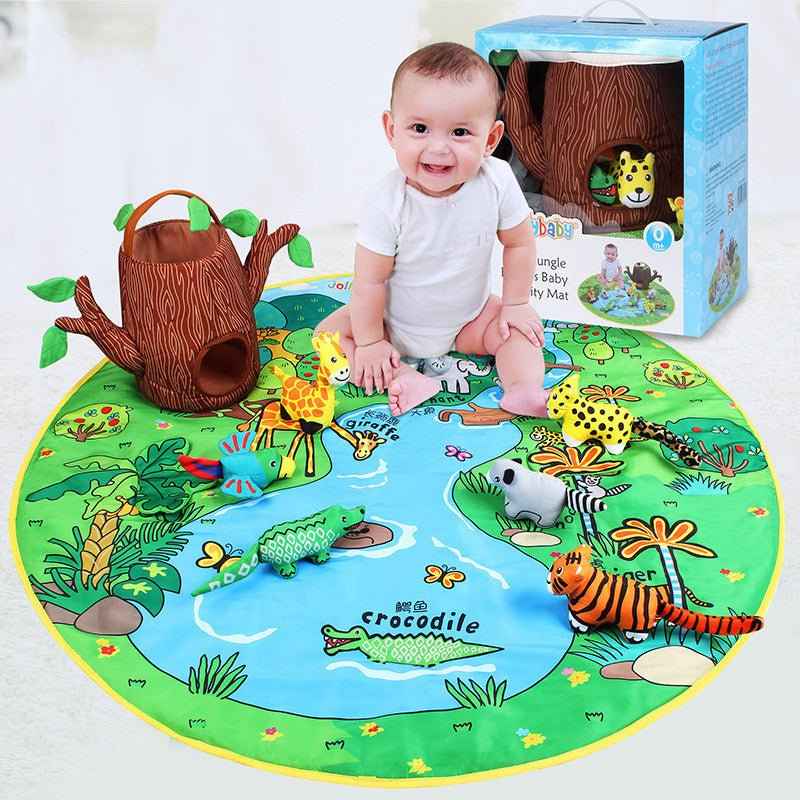 Animal Activity Play Blanket for Babies