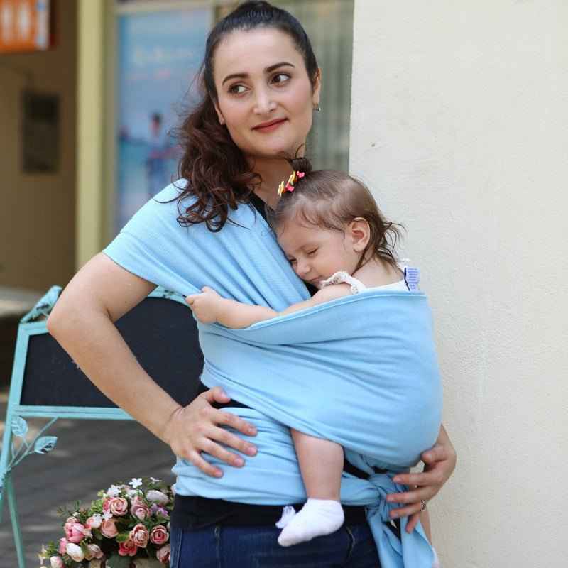 Solid Color Baby Sling Carrier