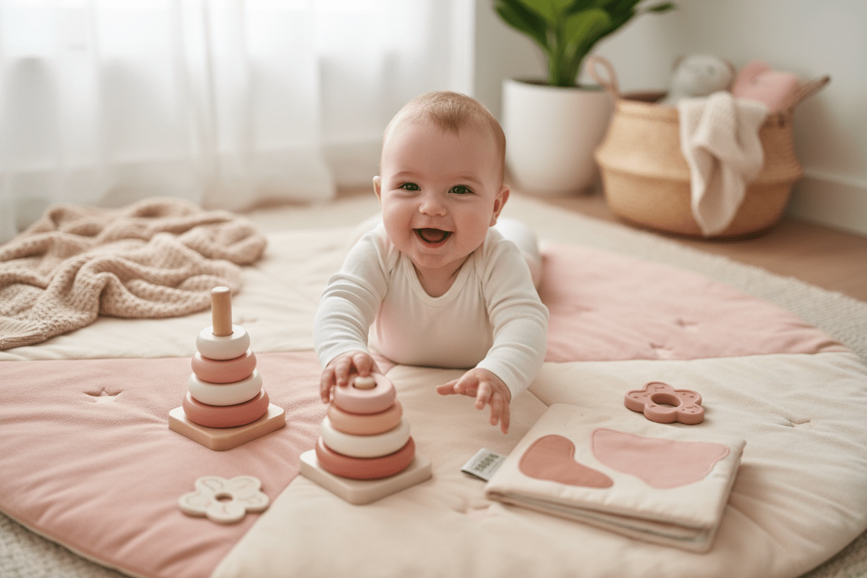 Baby Development Milestones: What to Expect Month by Month - The Happy Baby Store