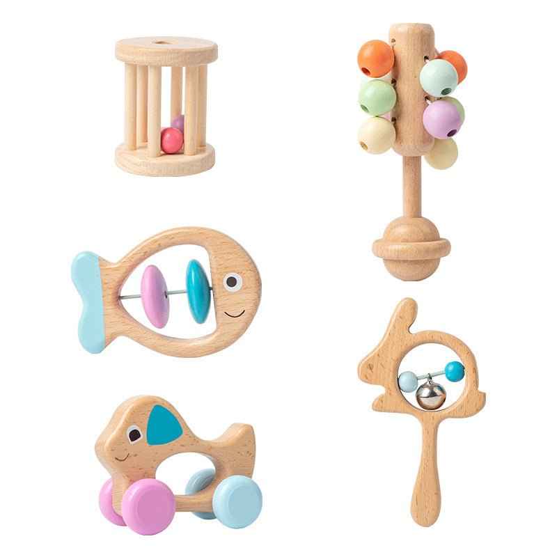 Wooden Beech Educational Toy for Newborns