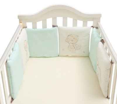 Cotton Padded Crib Bumper Bed Set