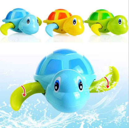 Wind-Up Tortoise Bath Toy for Babies