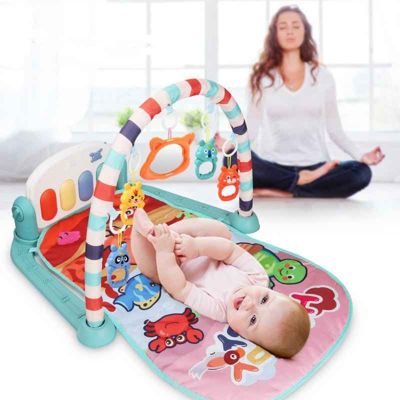 Baby Piano Gym with Kick &amp; Play Fitness Rack