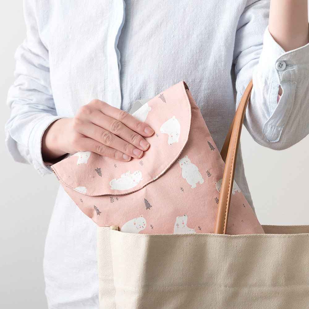 Cute Print Diaper Storage Bag with Size Options