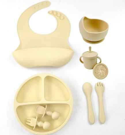 Silicone Suction Feeding Bowl Set