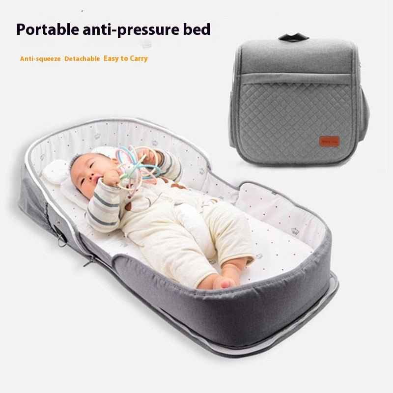 Portable Folding Co-Sleeper Bed for Newborns