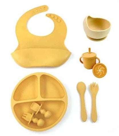 Silicone Suction Feeding Bowl Set
