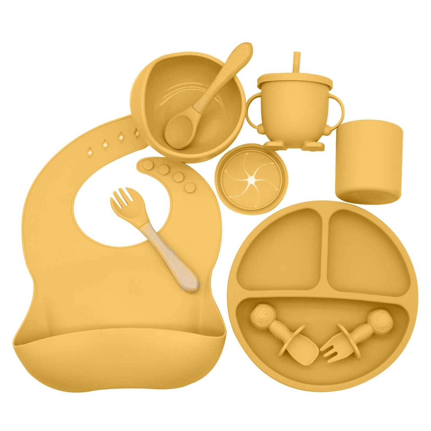 Silicone Baby Weaning Feeding Set