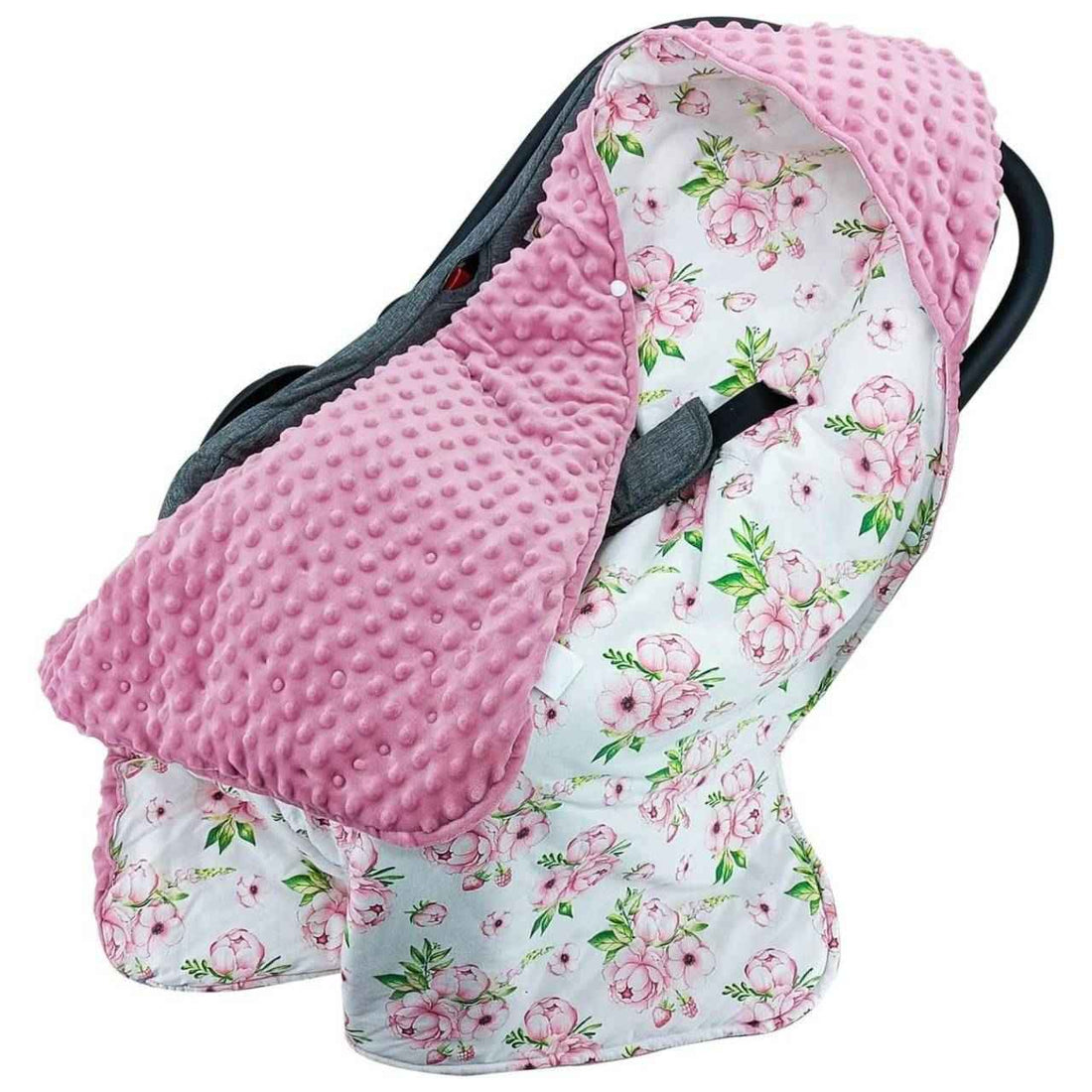 Hooded Flannel Swaddle Blanket for Newborns