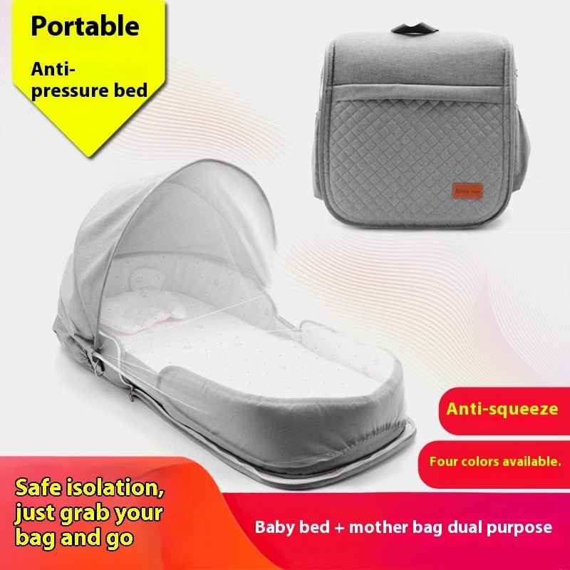 Portable Folding Co-Sleeper Bed for Newborns