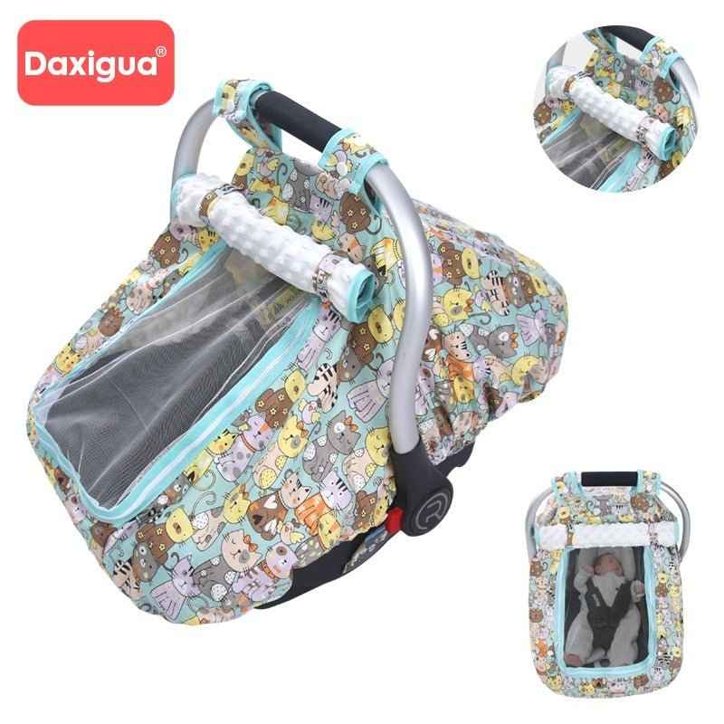 Baby Car Seat Canopy Cover with Mosquito Net