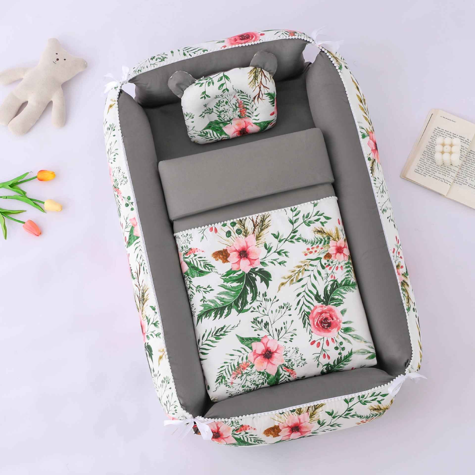 Washable Bionic Baby Nursing Bed