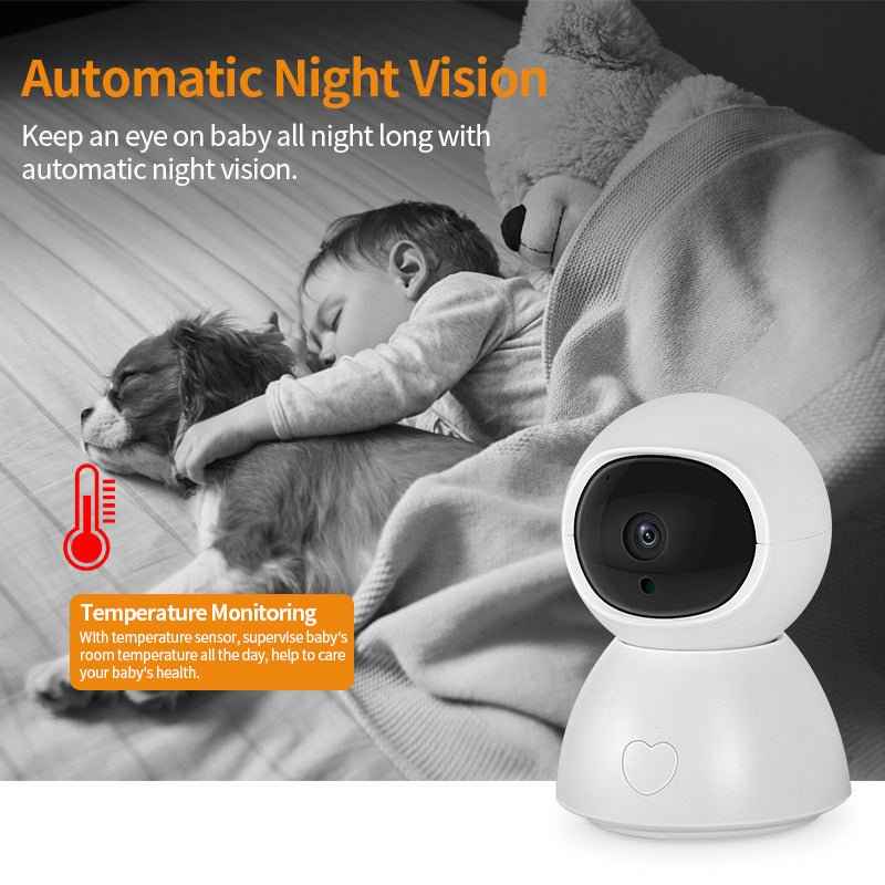 5 Inch Split-Screen Baby Monitor