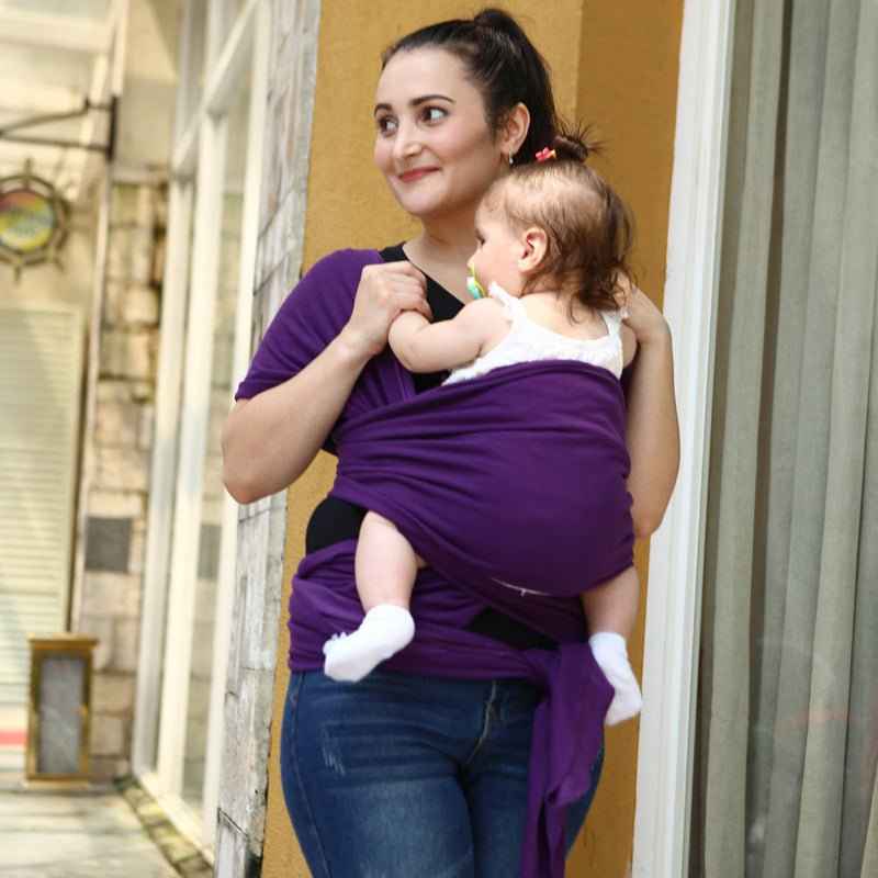 Solid Color Baby Sling Carrier