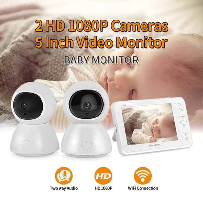 5 Inch Split-Screen Baby Monitor