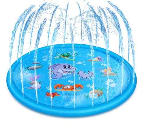 Water Spray Splash Pad Play Mat for Kids