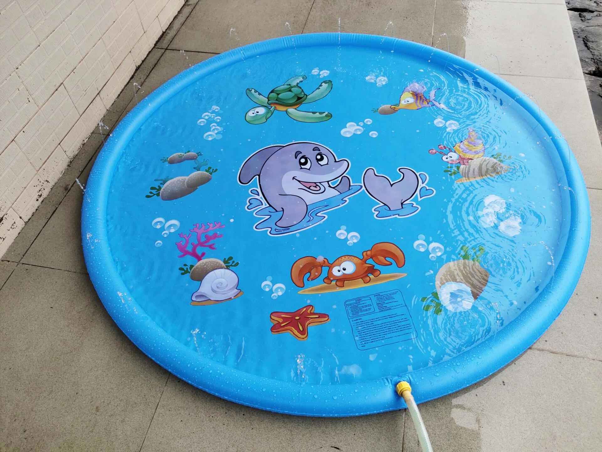 Water Spray Splash Pad Play Mat for Kids