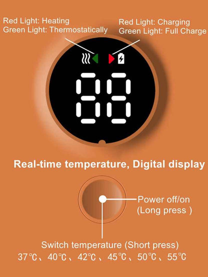 Rechargeable Wireless Bottle Warmer Insulation Sleeve