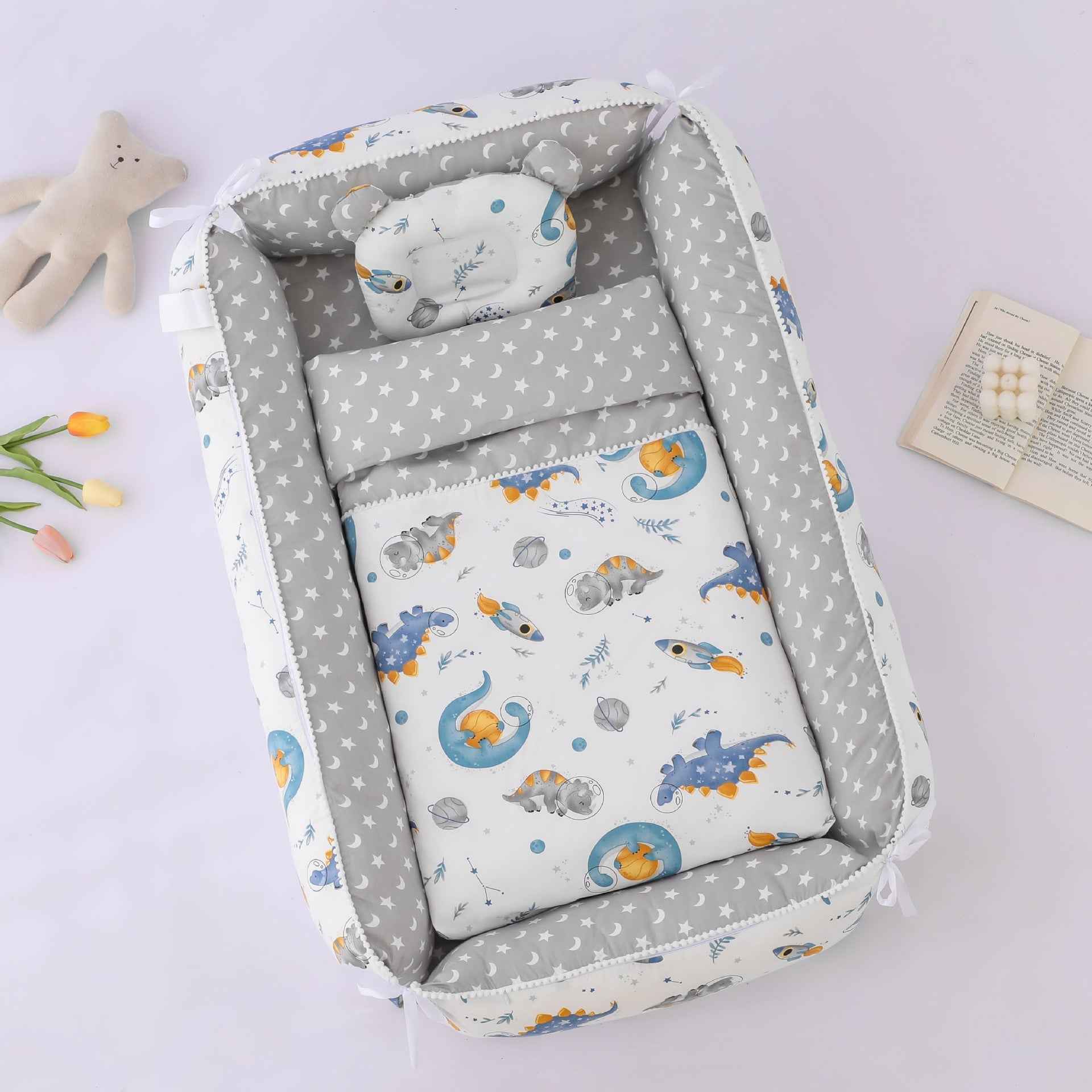 Washable Bionic Baby Nursing Bed