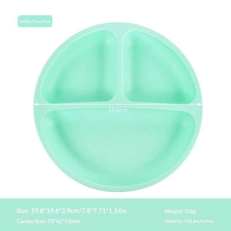 Silicone Divided Feeding Tray for Babies
