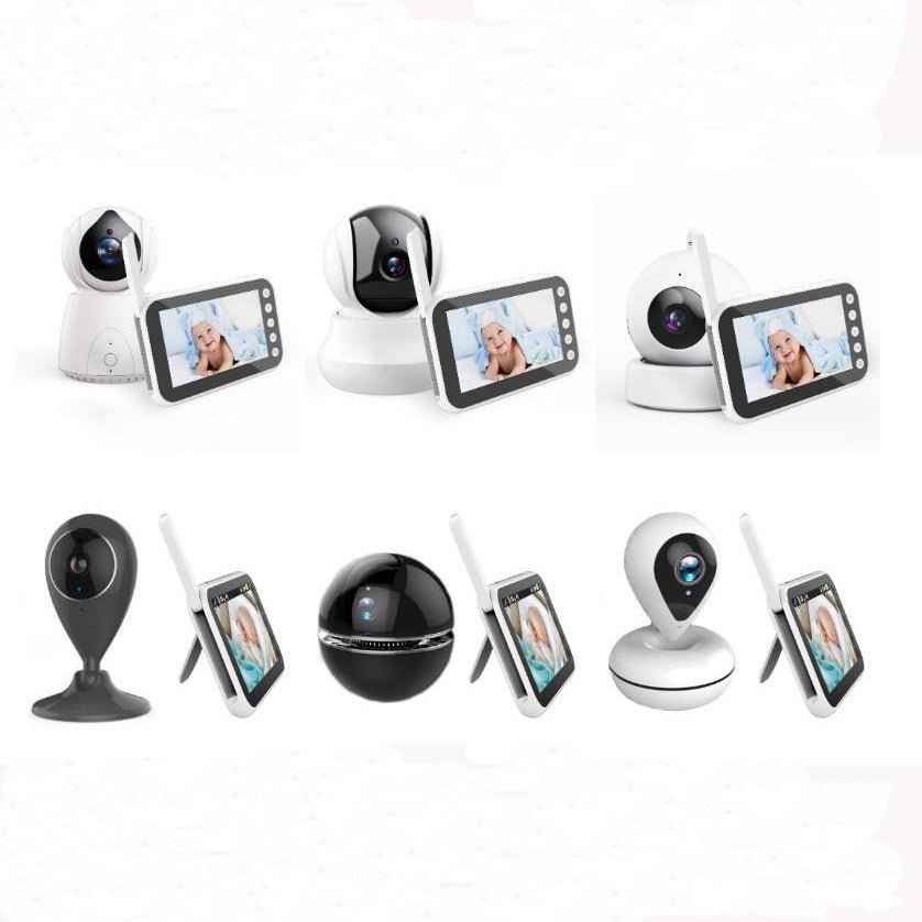 Rotating Baby Monitor Camera with Night Vision