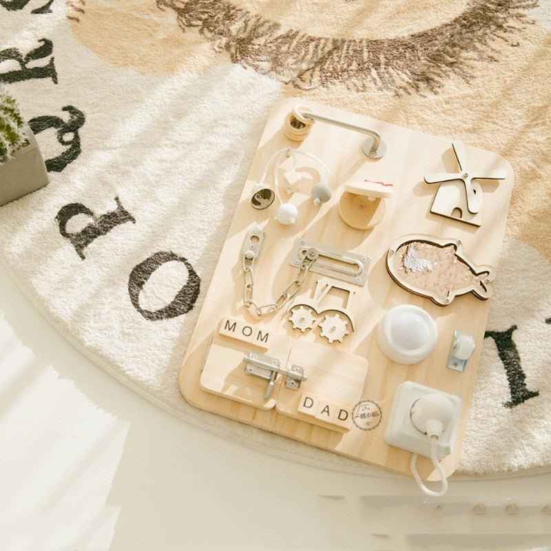 DIY Sensory Learning Blocks for Babies | Wooden Toy Set