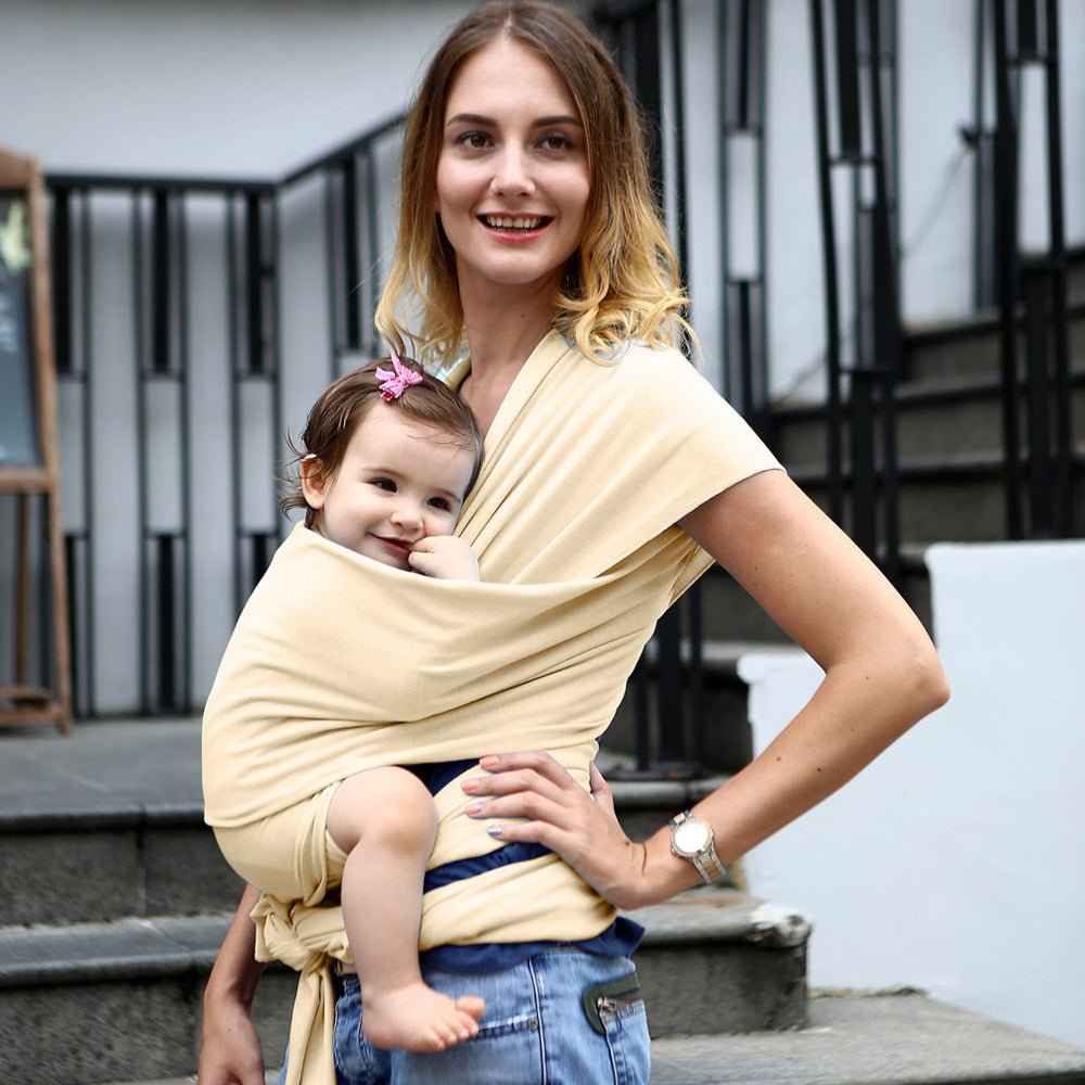 Solid Color Baby Sling Carrier