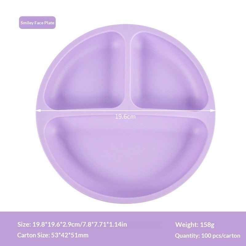 Silicone Divided Feeding Tray for Babies