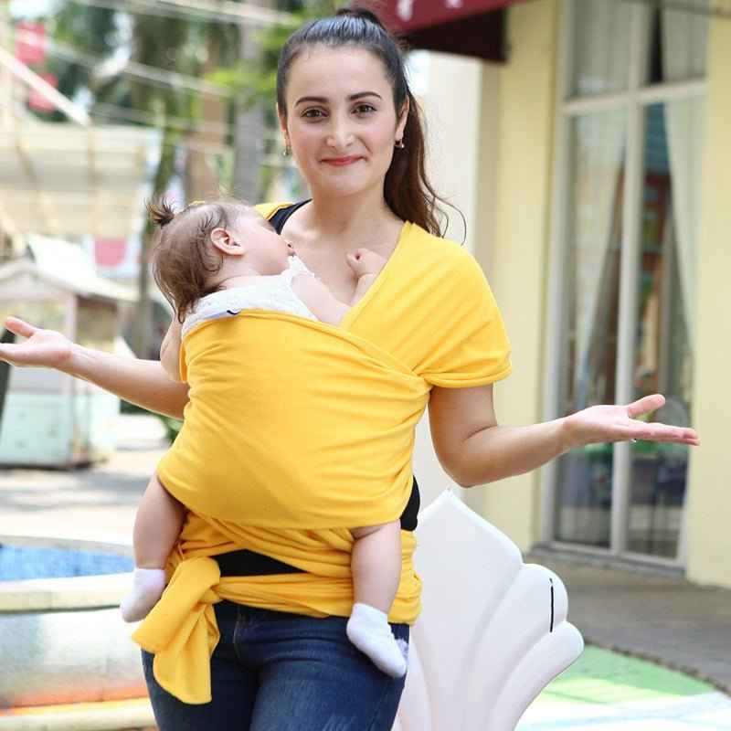 Solid Color Baby Sling Carrier