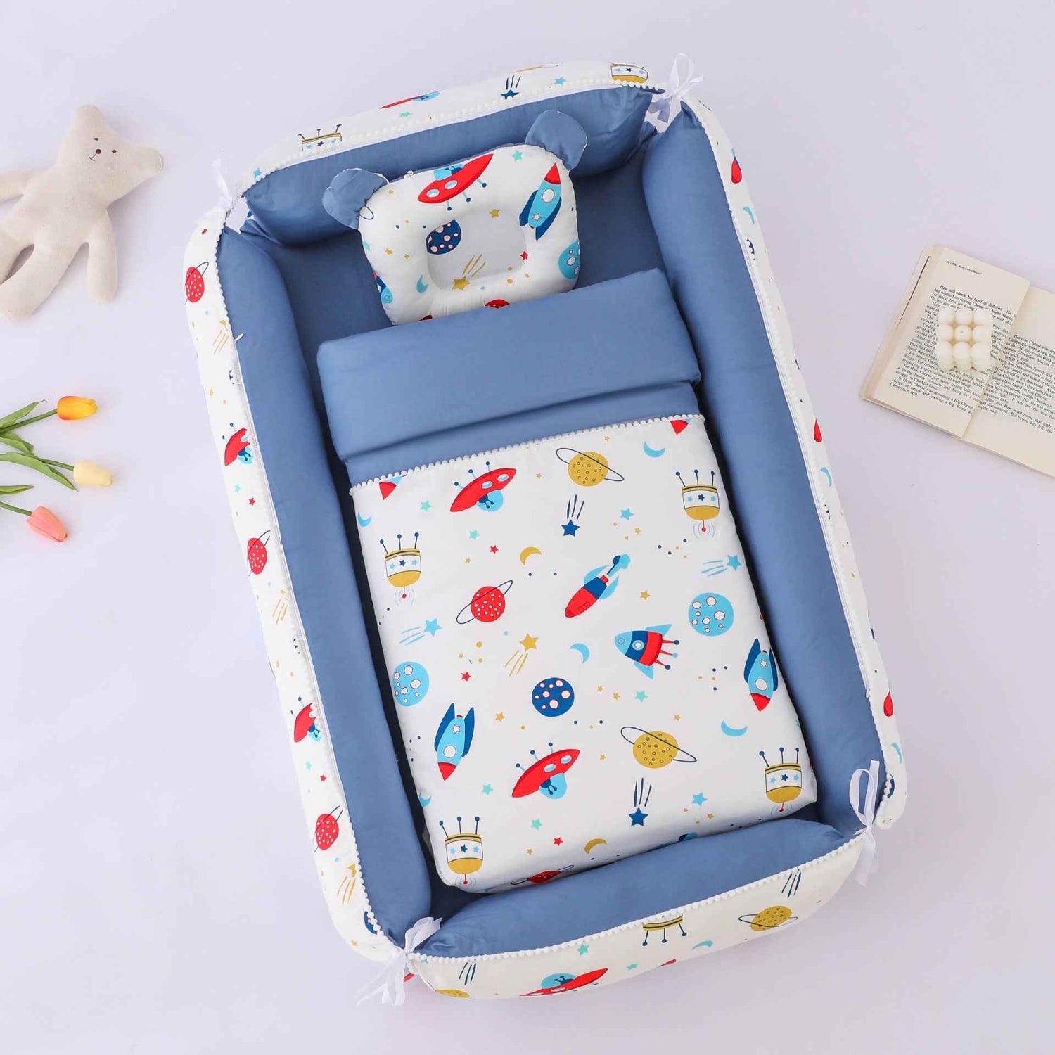 Washable Bionic Baby Nursing Bed