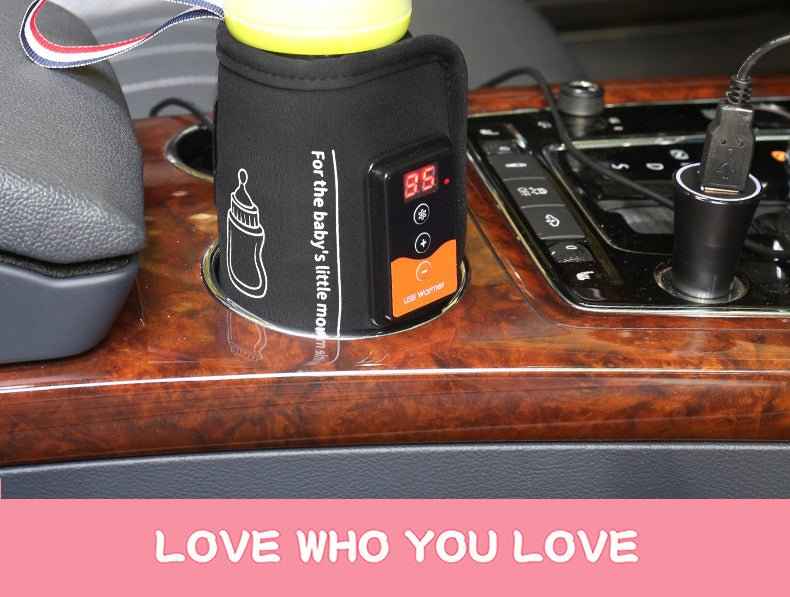 Adjustable Temperature USB Bottle Warmer