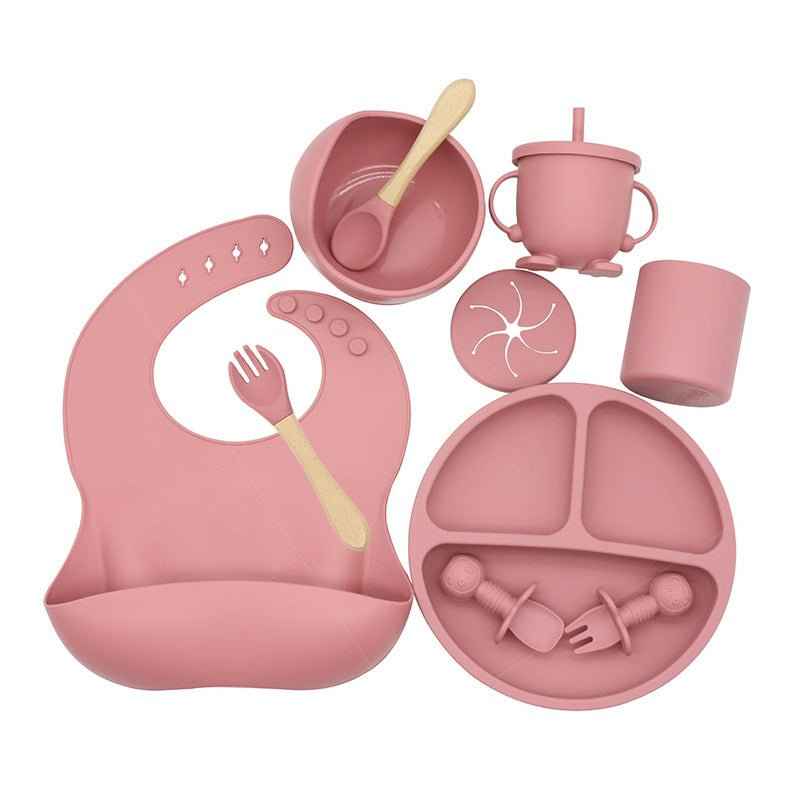Silicone Baby Weaning Feeding Set