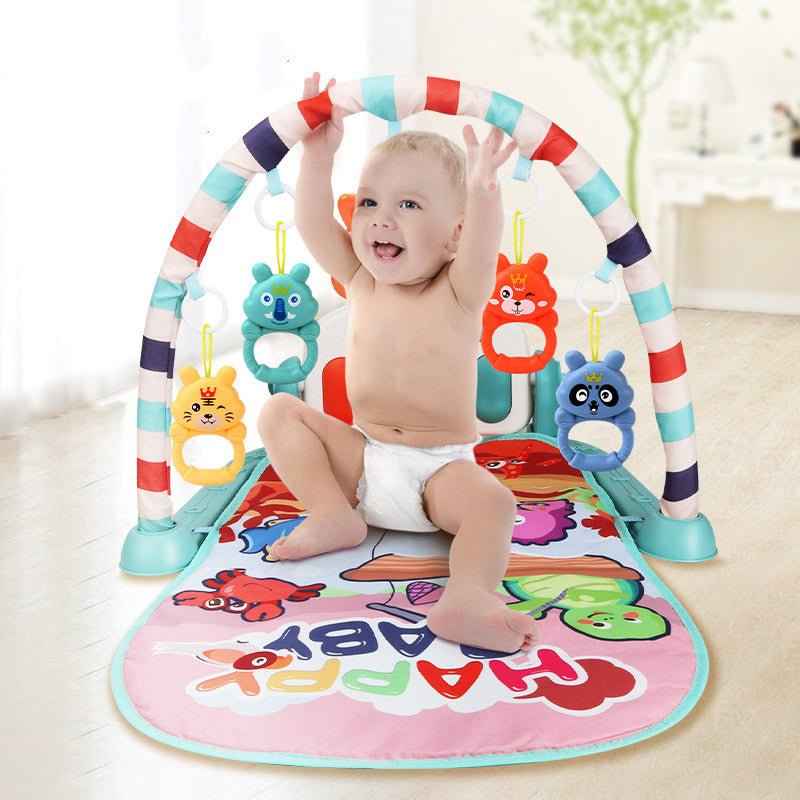 Baby Piano Gym with Kick &amp; Play Fitness Rack