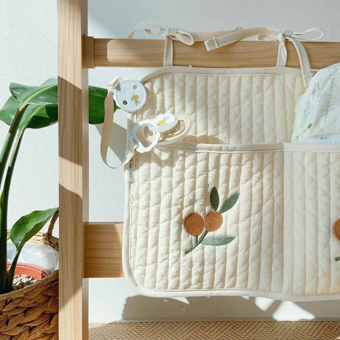 Korean Style Crib &amp; Stroller Hanging Storage Bag