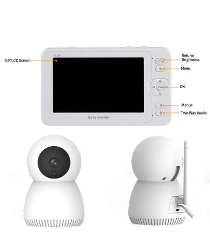 5 Inch 1080P HD Baby Monitor
