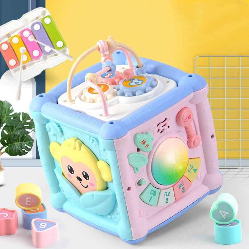 Multi-Activity Cube Toy with Music
