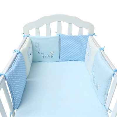 Cotton Padded Crib Bumper Bed Set