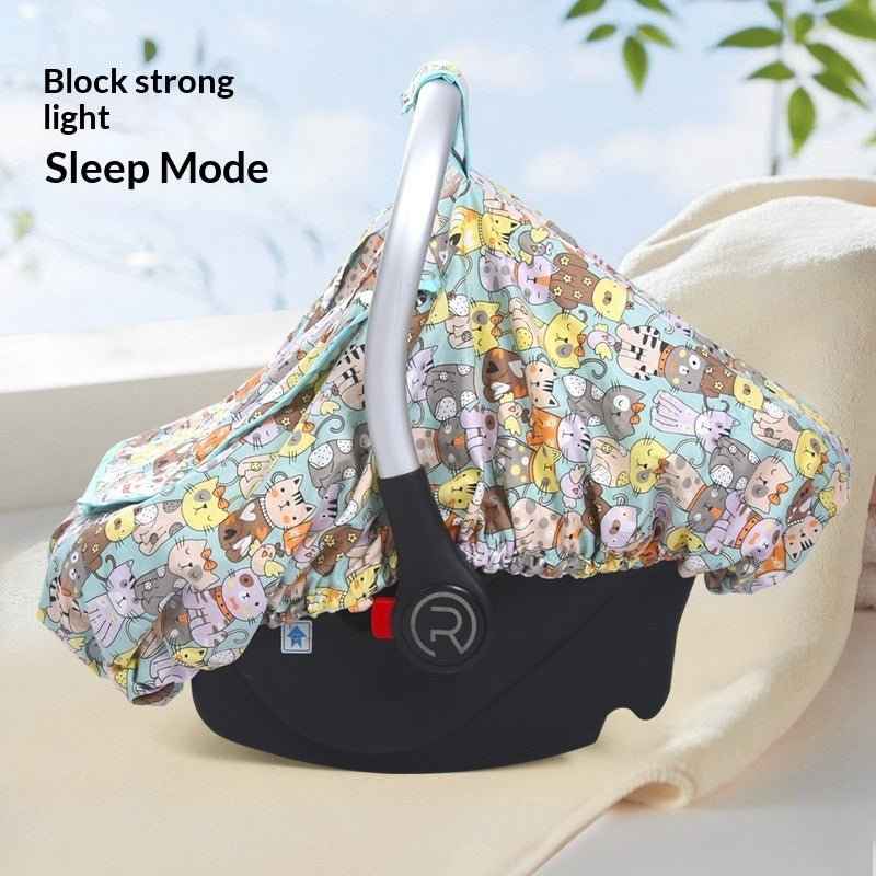 Baby Car Seat Canopy Cover with Mosquito Net