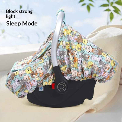 Baby Car Seat Canopy Cover with Mosquito Net
