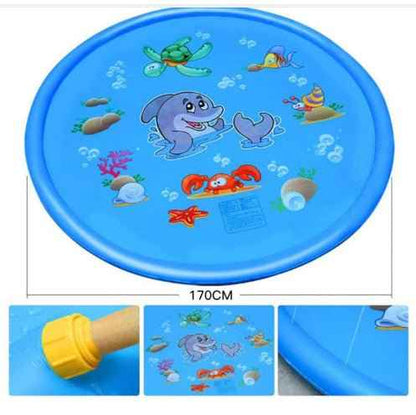 Water Spray Splash Pad Play Mat for Kids
