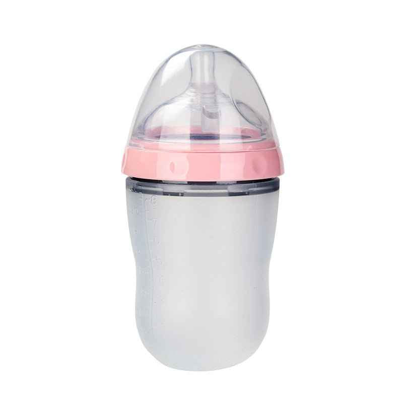 Soft Silicone Baby Bottle for Breast Milk