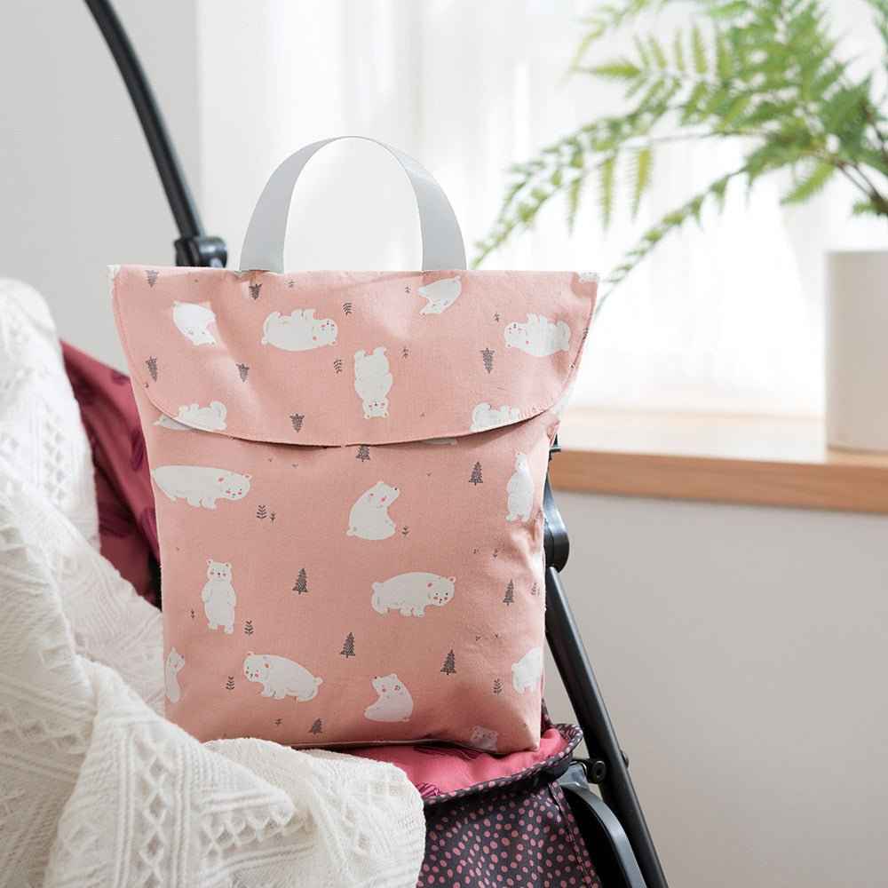 Cute Print Diaper Storage Bag with Size Options