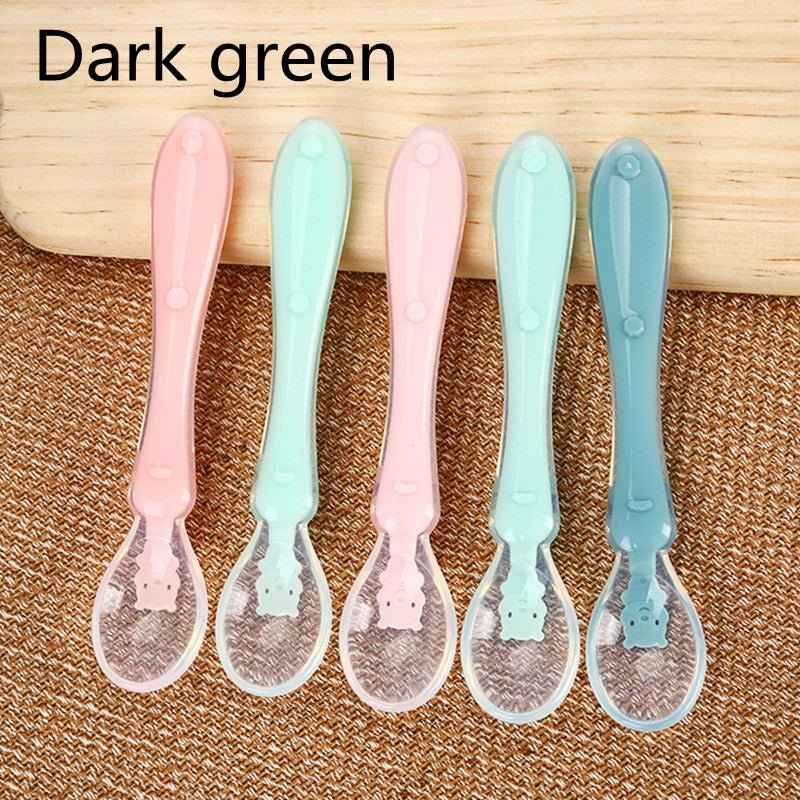 Silicone Baby Feeding Spoon Set