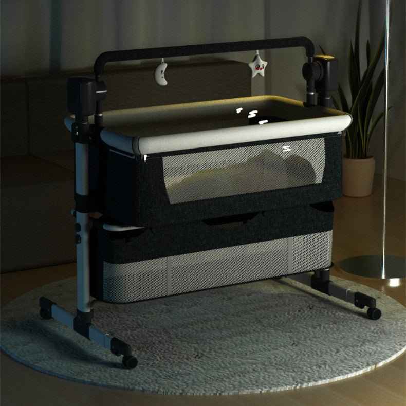 Foldable Bedside Bassinet Bed for Newborns