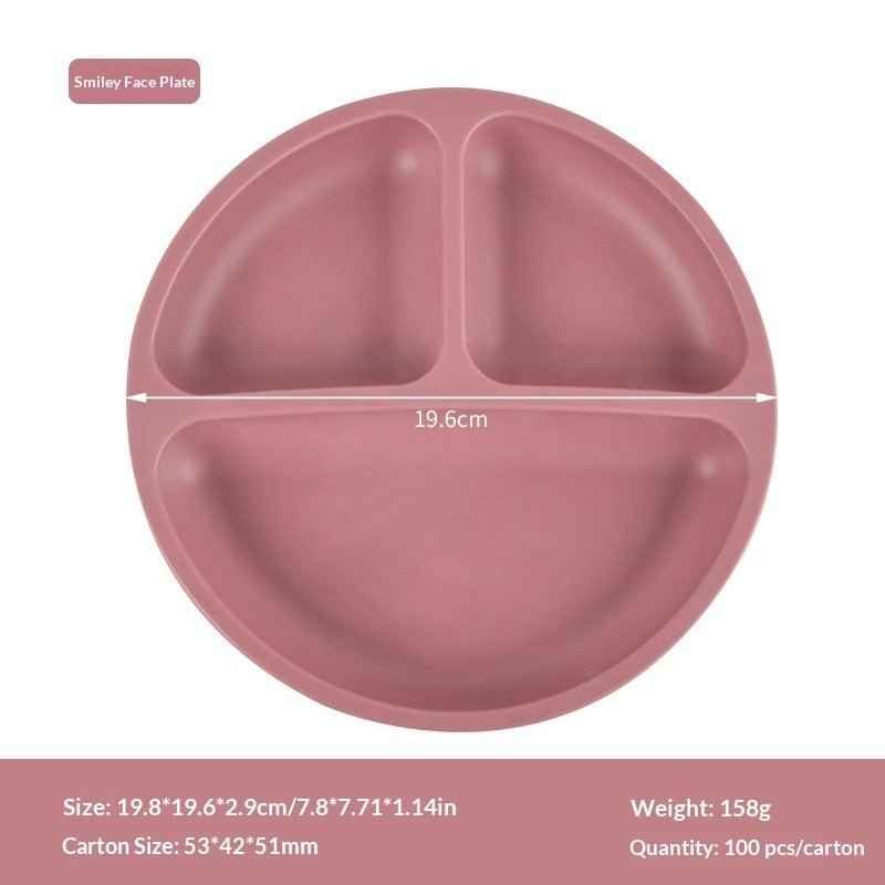 Silicone Divided Feeding Tray for Babies